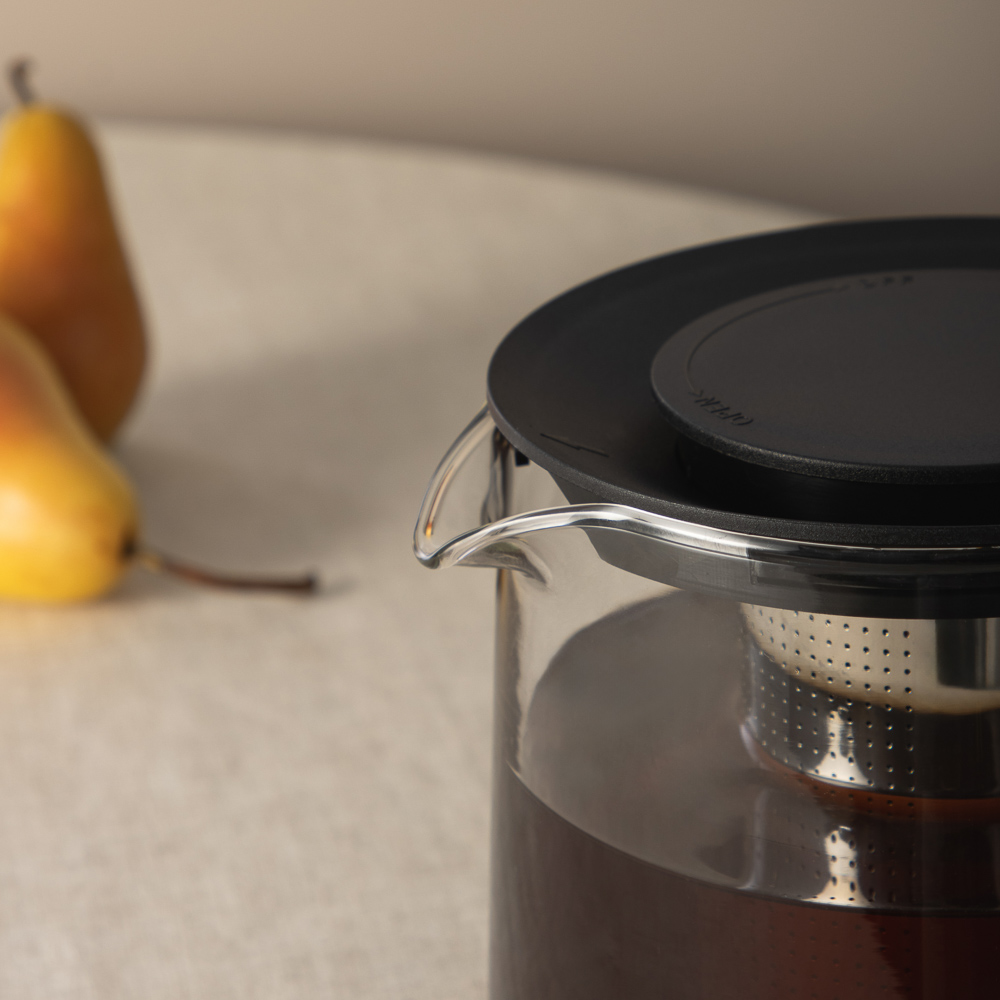 Чайник заварочный тм SATOSHI Цейлон 1,5л, жаропрочное стекло, арт.№ 850-173