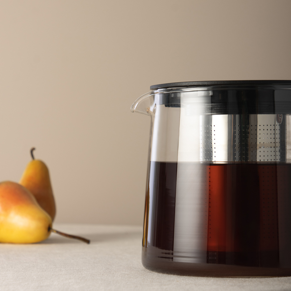 Чайник заварочный тм SATOSHI Цейлон 1,5л, жаропрочное стекло, арт.№ 850-173