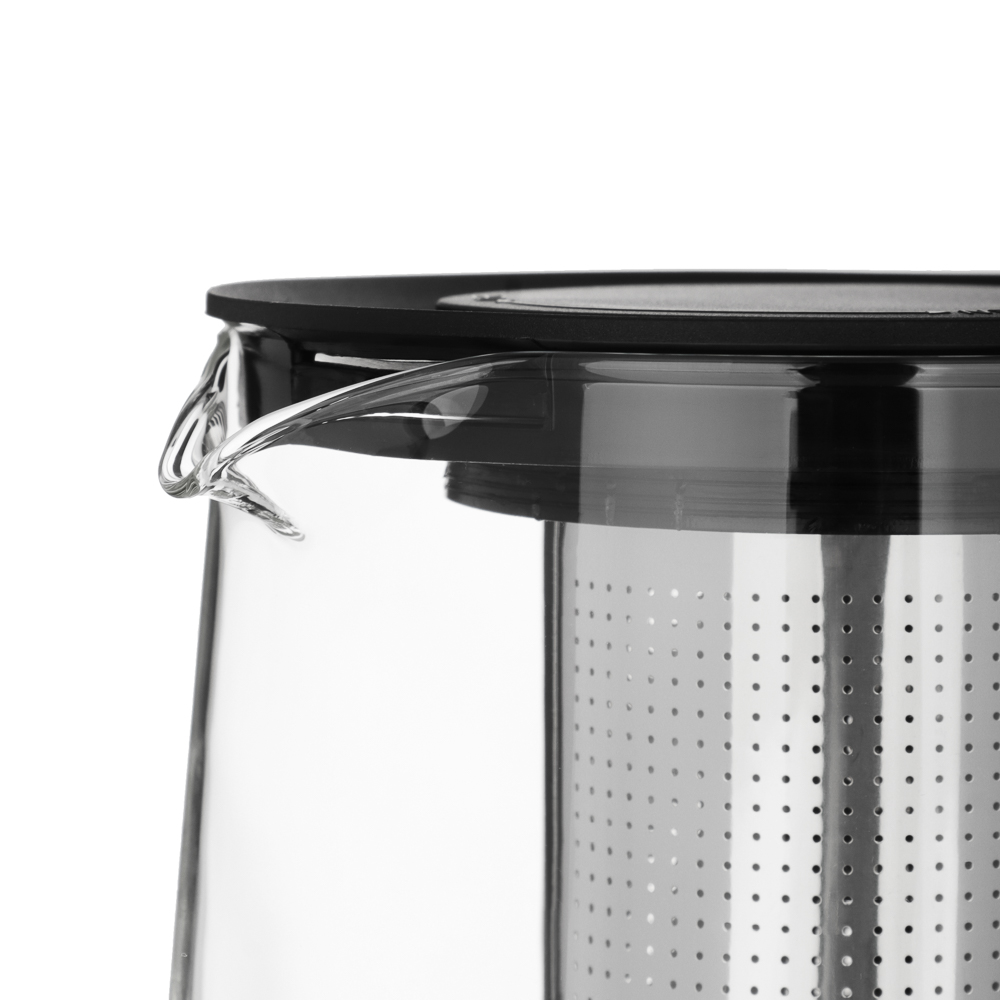 Чайник заварочный тм SATOSHI Цейлон 1,5л, жаропрочное стекло, арт.№ 850-173