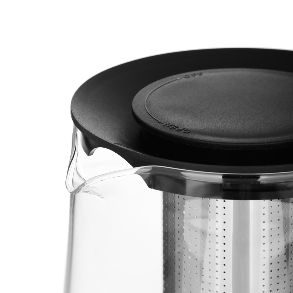 Чайник заварочный тм SATOSHI Цейлон 1,5л, жаропрочное стекло, арт.№ 850-173