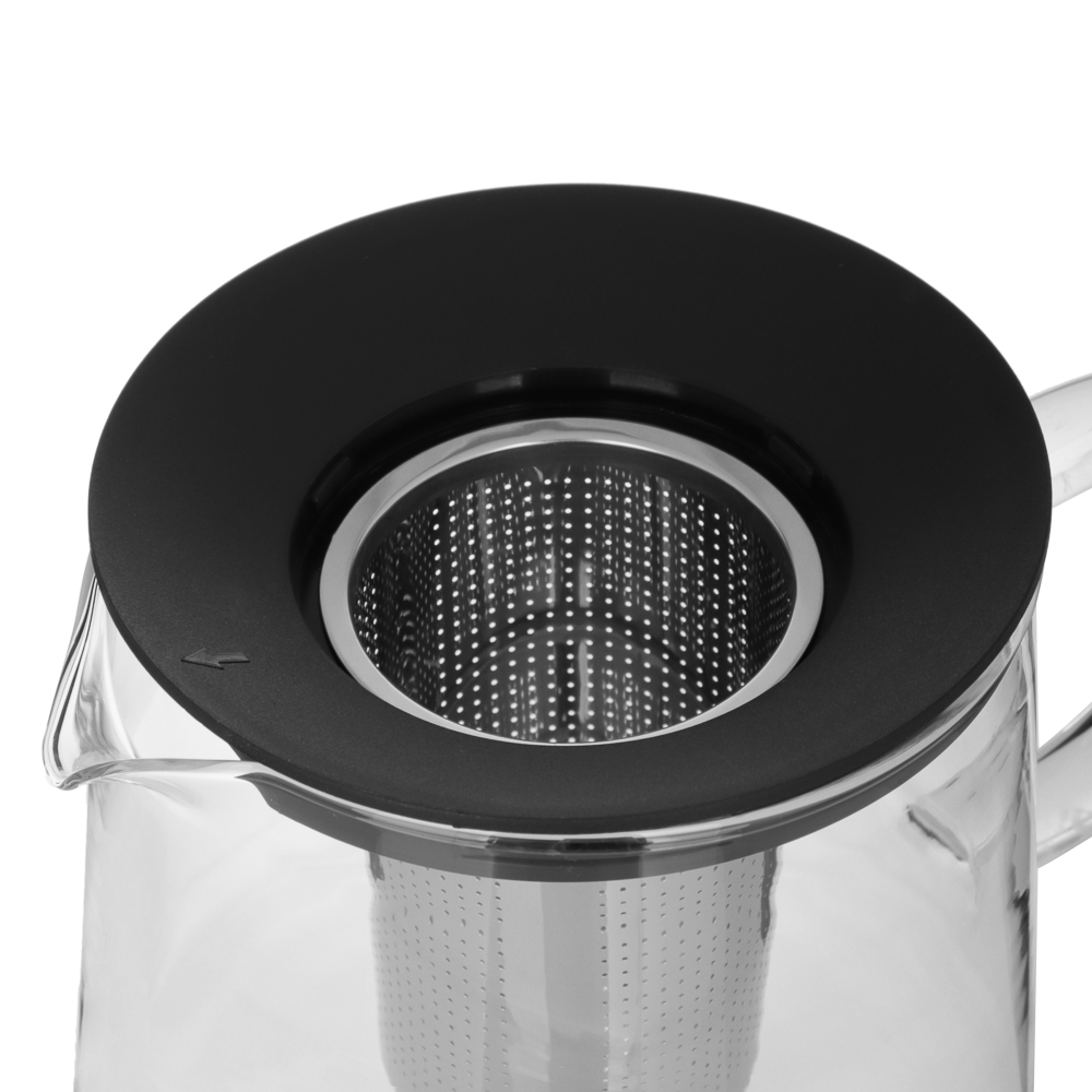 Чайник заварочный тм SATOSHI Цейлон 1,5л, жаропрочное стекло, арт.№ 850-173