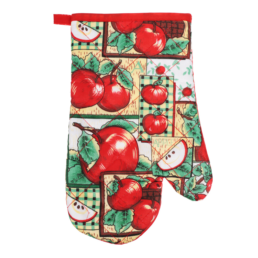 Прихватка-варежка, 100% полиэстер, 17х25см, 4 дизайна, арт.№ 493-094