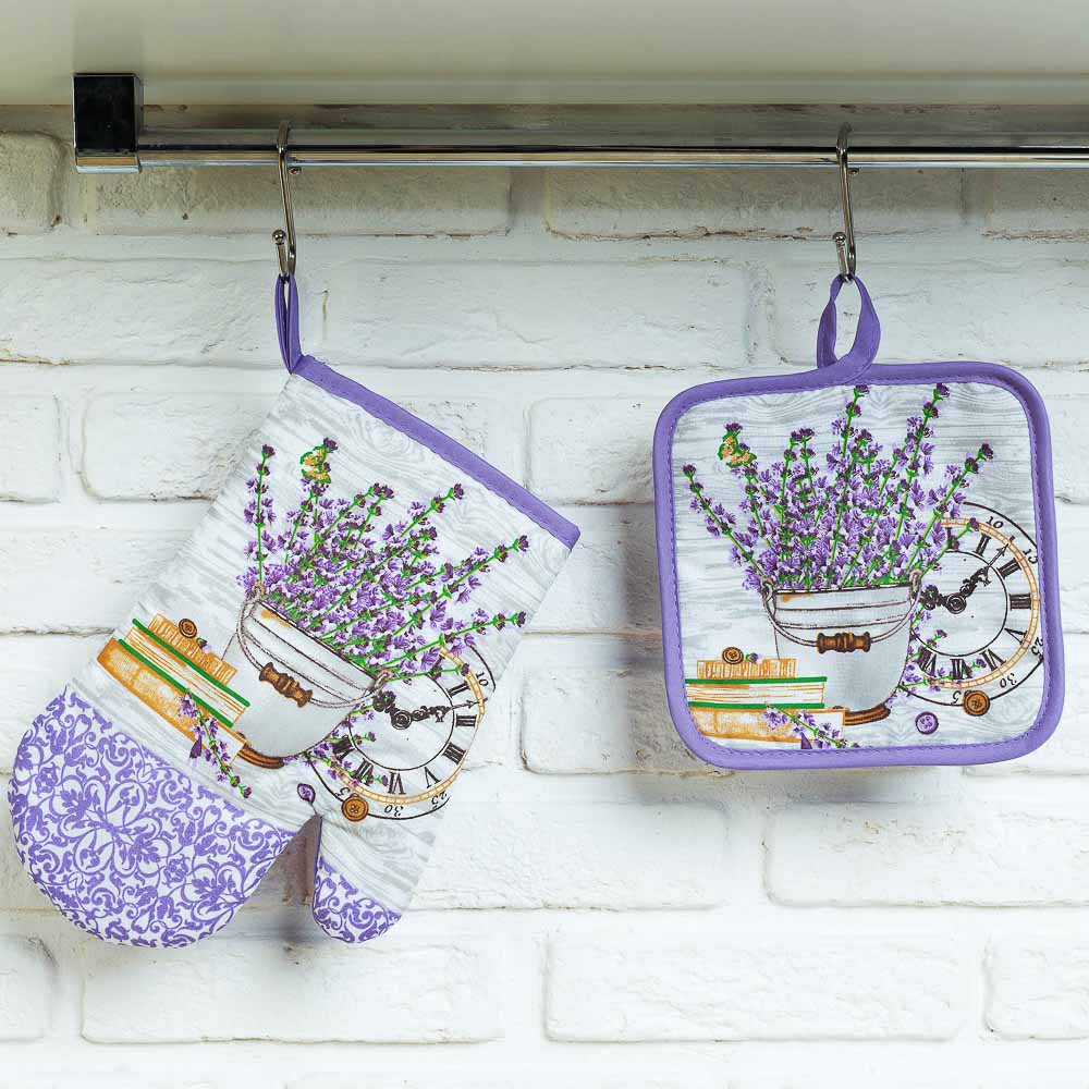 PROVANCE Ассорти Прихватка, полиэстер, 17х17см, 3 дизайна, арт.№ 493-085