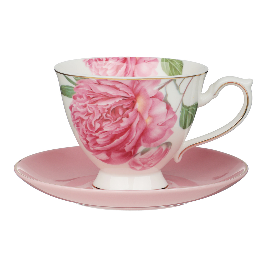 MILLIMI Розовый флэш Набор чайный 12 пр., 220мл, 14,5см, фарфор, арт.№ 802-507