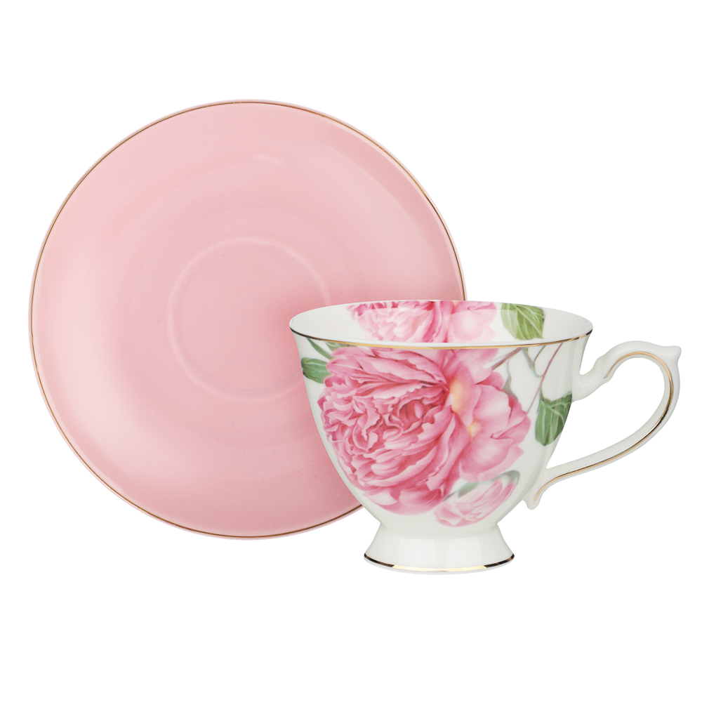 MILLIMI Розовый флэш Набор чайный 12 пр., 220мл, 14,5см, фарфор, арт.№ 802-507