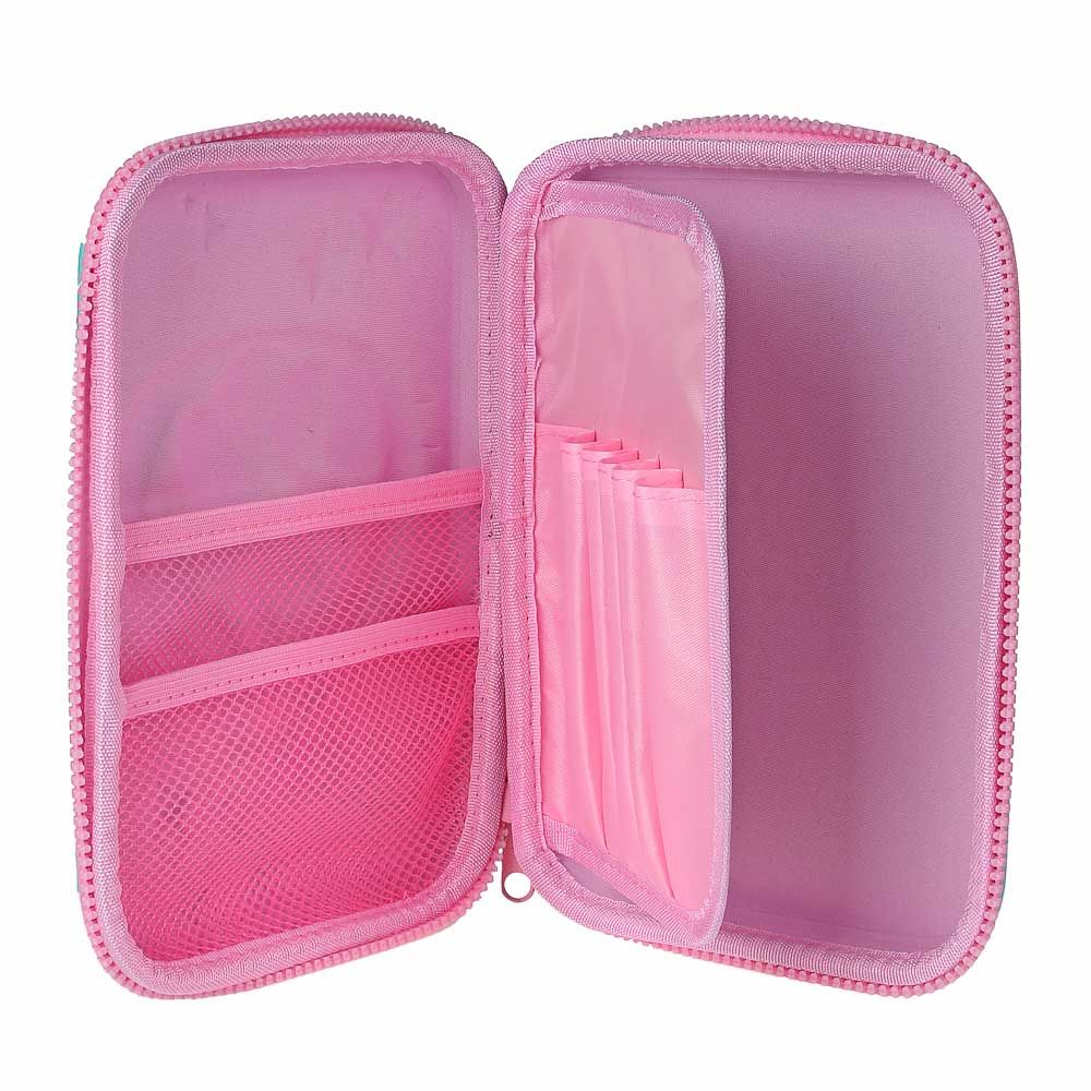 BY ЗАРЯ Пенал жесткий, 22х15х4,5см, 1 отд., откид.планка, крышка из ЭВА, объемные элементы, арт.№ 238-298