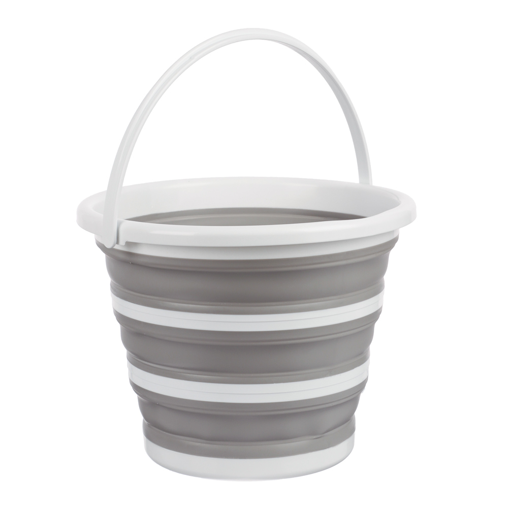 Ведро складное тм VETTA, 10 л, полипропилен, тпр, арт.№ 407-068