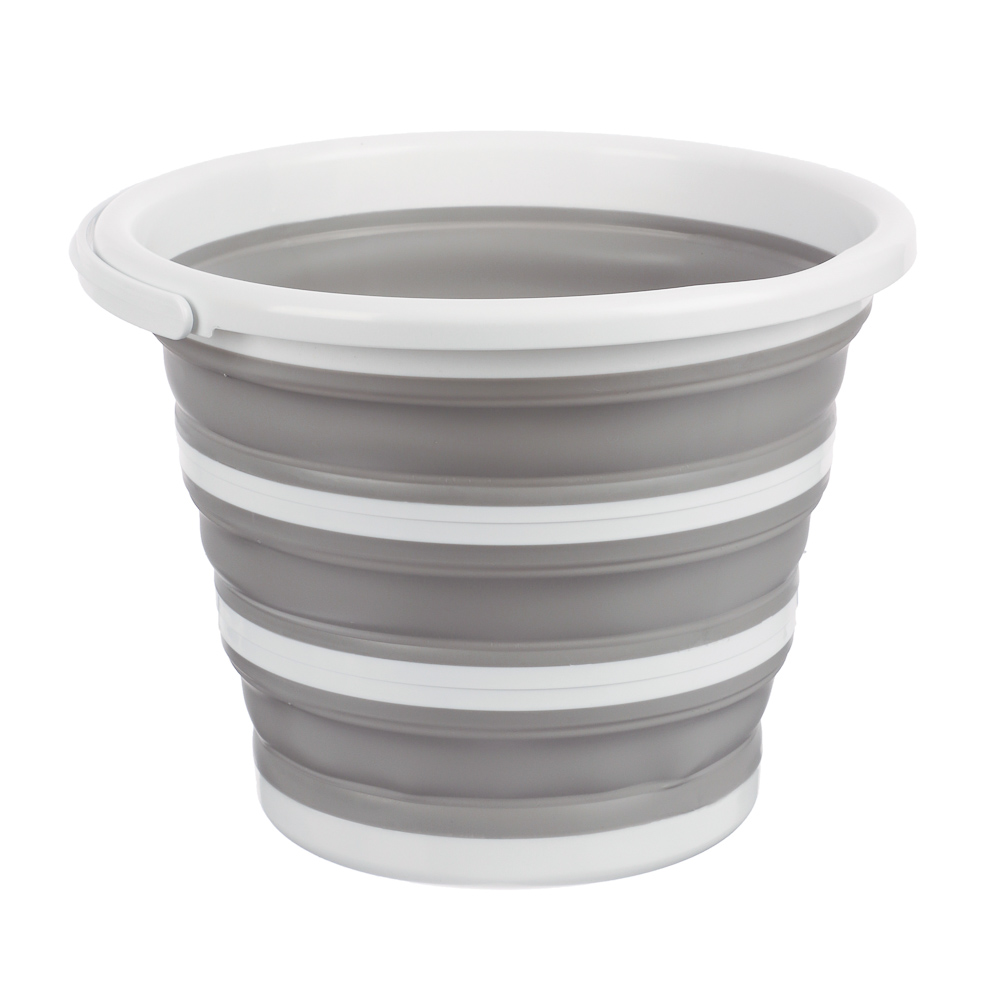 Ведро складное тм VETTA, 10 л, полипропилен, тпр, арт.№ 407-068