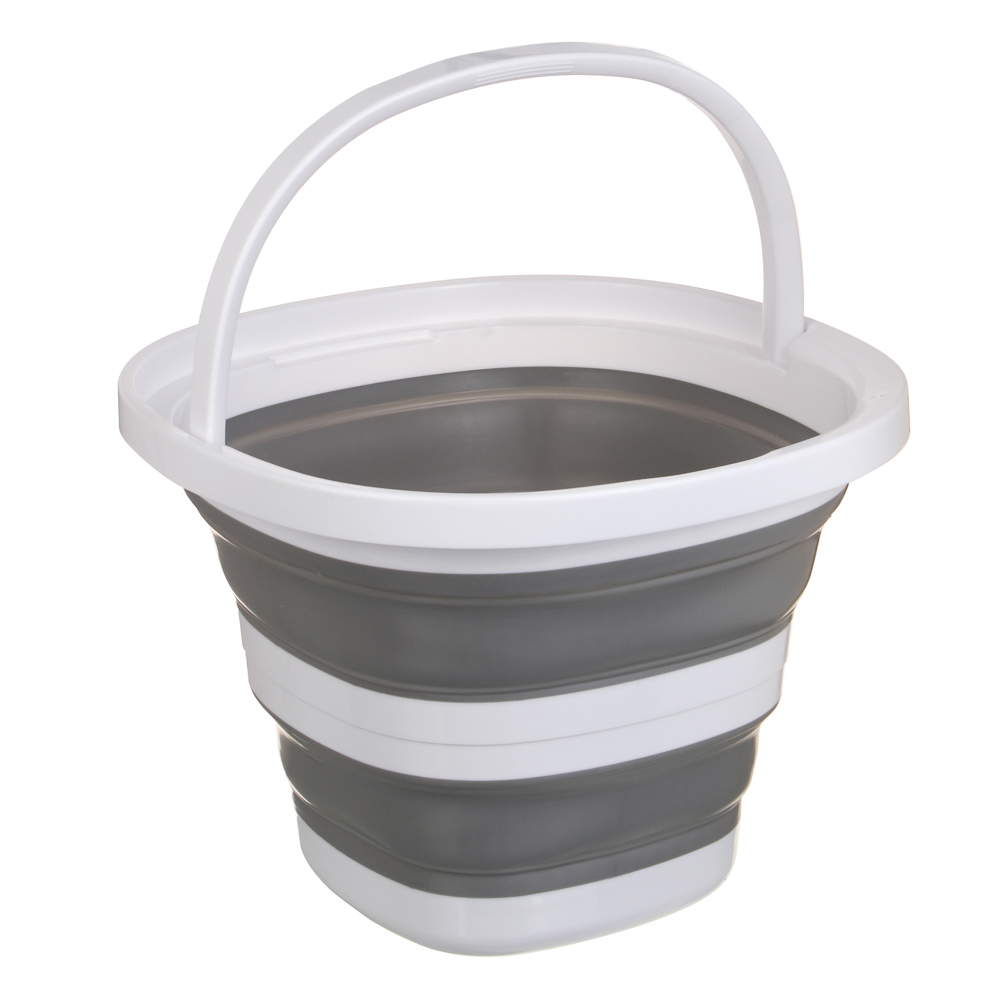 Ведро складное тм VETTA, 10 л, полипропилен, тпр, арт.№ 407-068