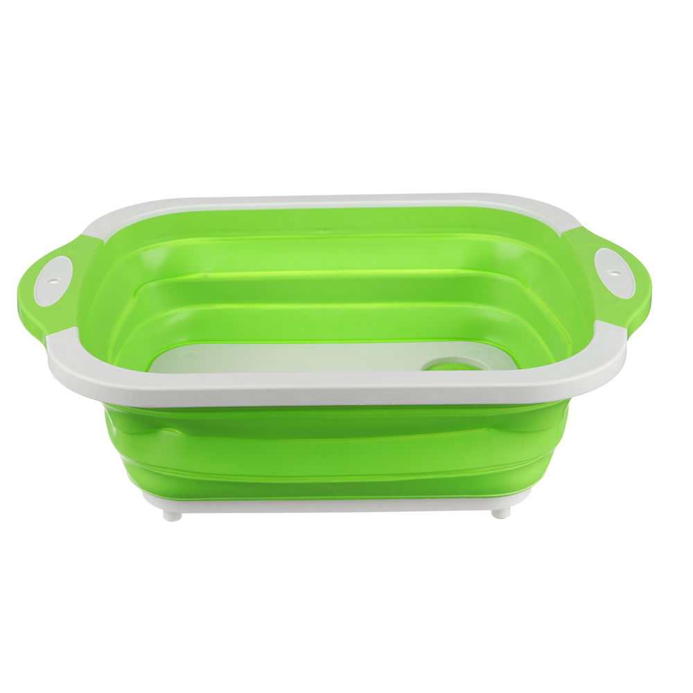 VETTA Таз складной силиконовый, 38x14x29см, 3 цвета, арт.№ 407-069