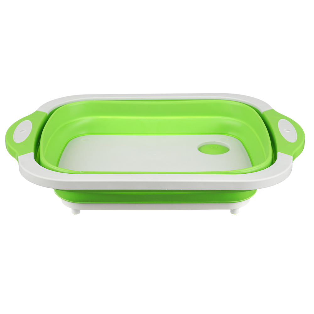 VETTA Таз складной силиконовый, 38x14x29см, 3 цвета, арт.№ 407-069