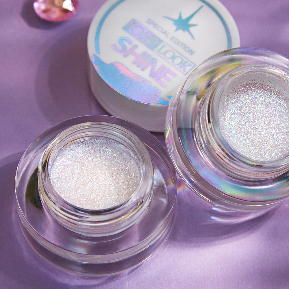 ЮНИLOOK Шайн Глиттерные тени, 2,5г, тон 01, лунный, арт.№ 330-018