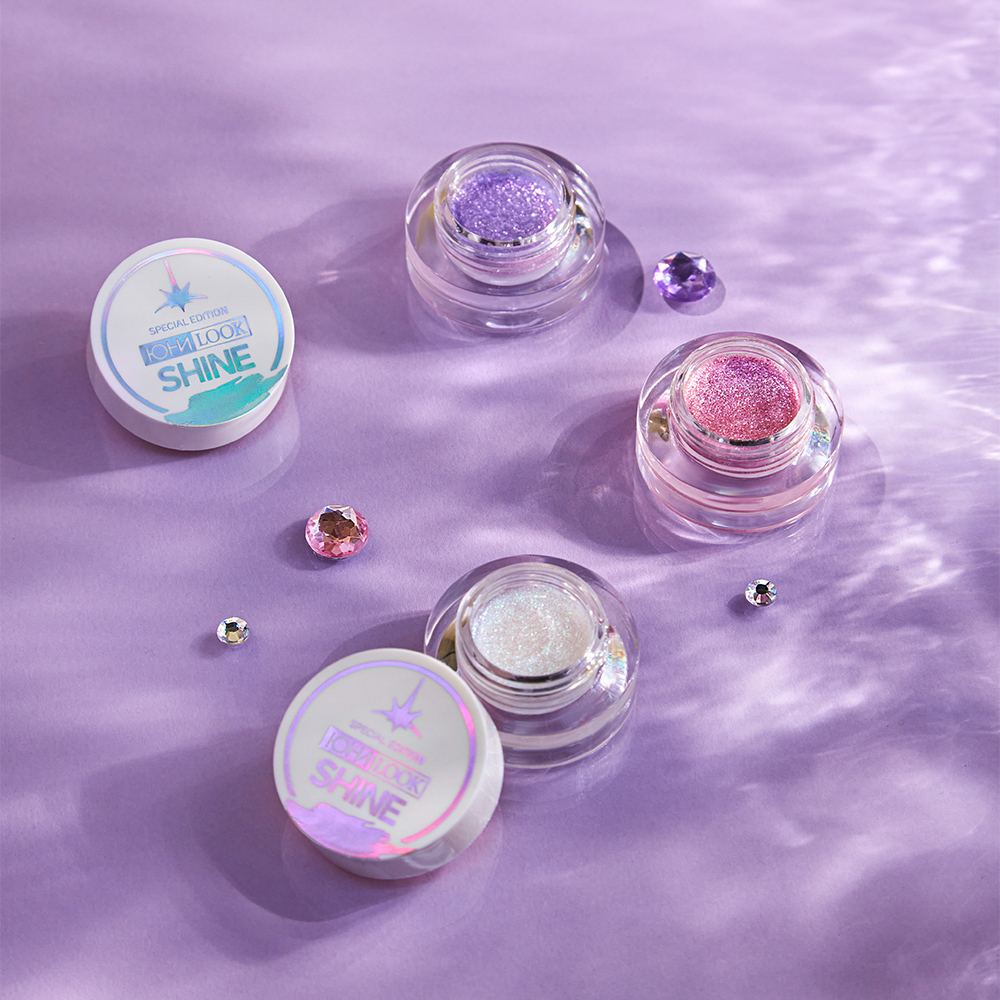 ЮНИLOOK Шайн Глиттерные тени, 2,5г, тон 01, лунный, арт.№ 330-018