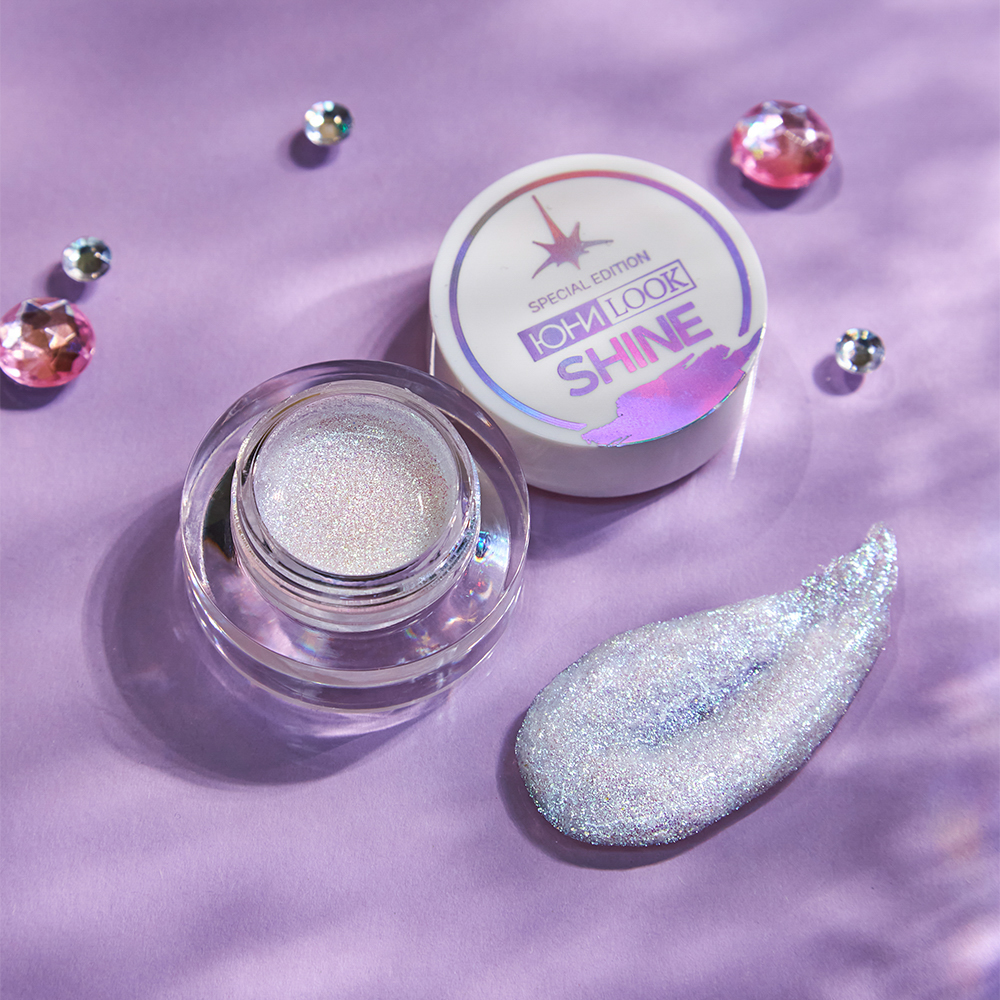 ЮНИLOOK Шайн Глиттерные тени, 2,5г, тон 01, лунный, арт.№ 330-018