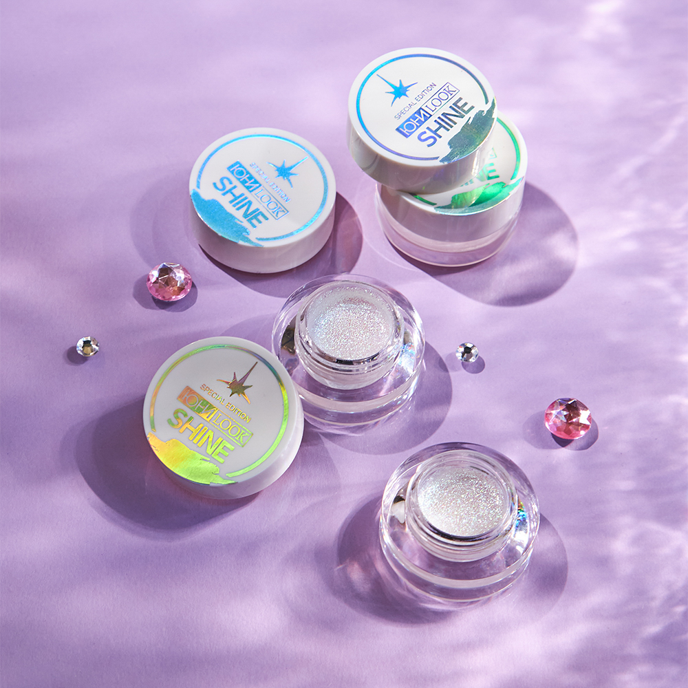 ЮНИLOOK Шайн Глиттерные тени, 2,5г, тон 01, лунный, арт.№ 330-018