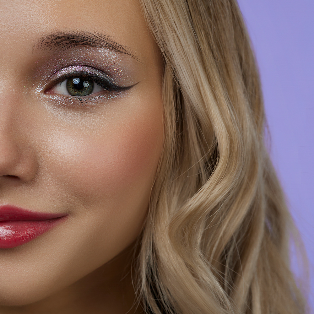 ЮНИLOOK Шайн Глиттерные тени, 2,5г, тон 02, розовый, арт.№ 330-019