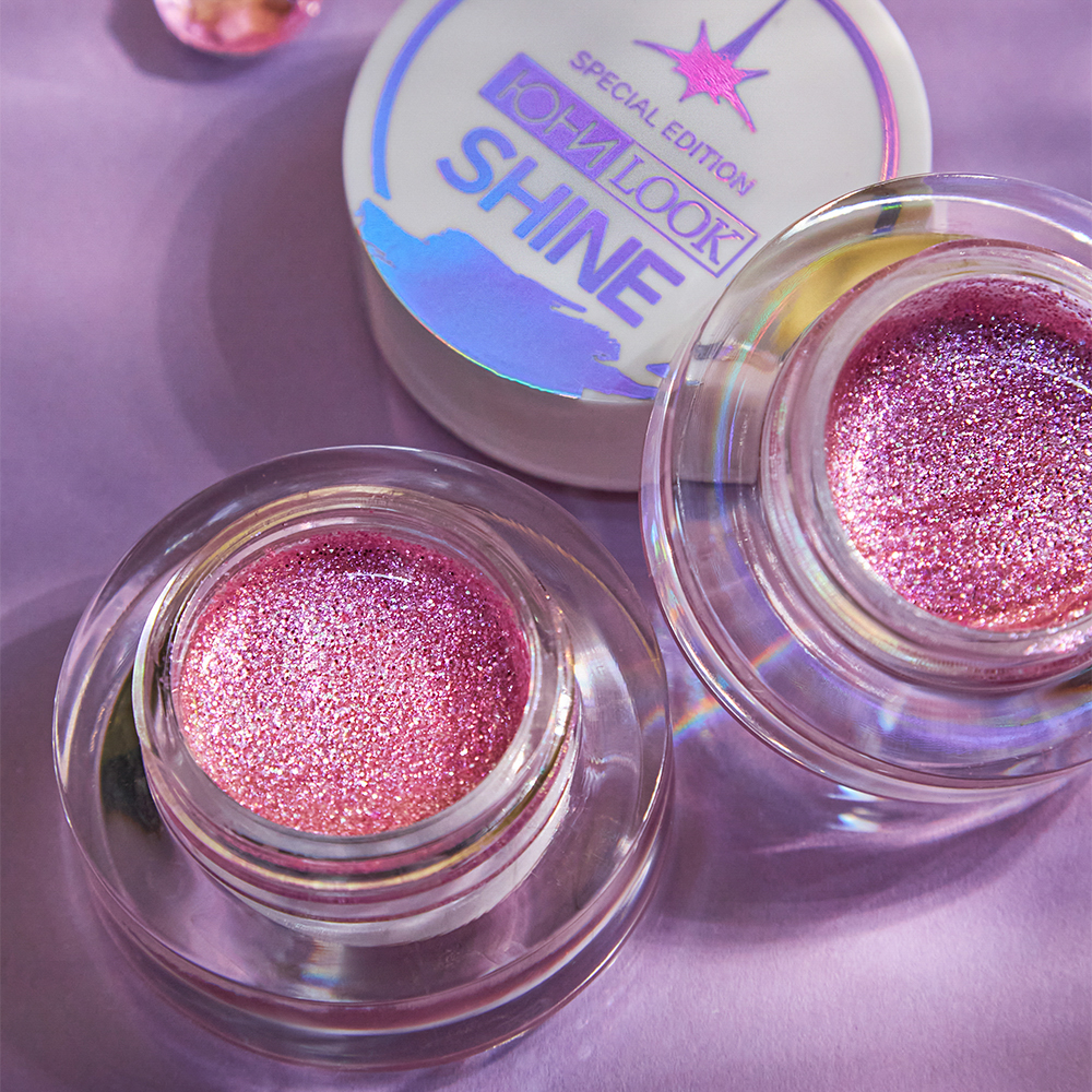 ЮНИLOOK Шайн Глиттерные тени, 2,5г, тон 02, розовый, арт.№ 330-019