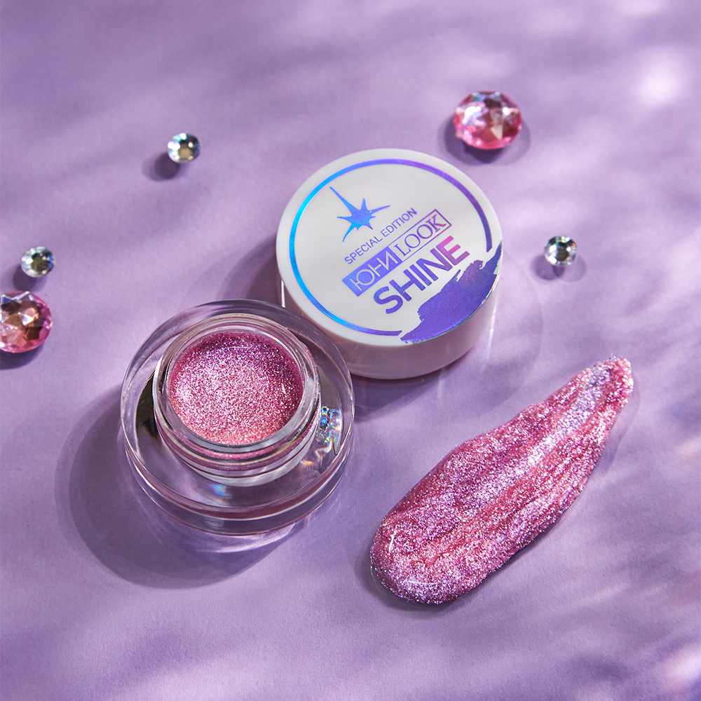 ЮНИLOOK Шайн Глиттерные тени, 2,5г, тон 02, розовый, арт.№ 330-019