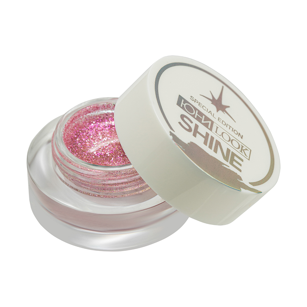 ЮНИLOOK Шайн Глиттерные тени, 2,5г, тон 02, розовый, арт.№ 330-019