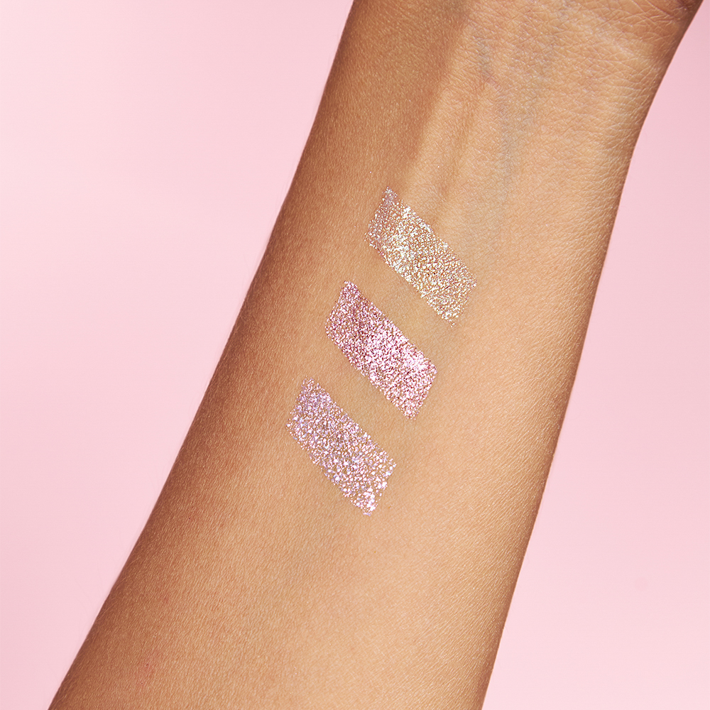 ЮНИLOOK Шайн Глиттерные тени, 2,5г, тон 02, розовый, арт.№ 330-019