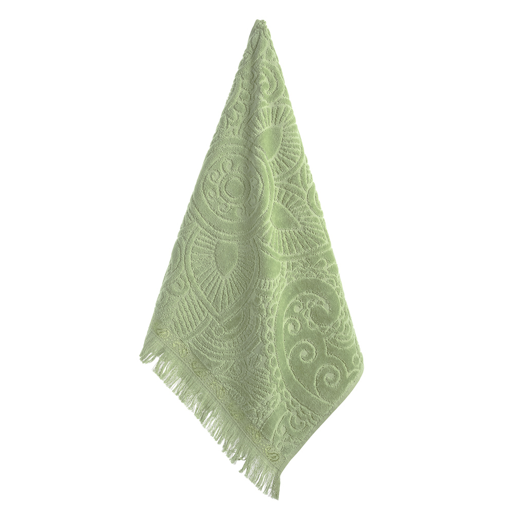 PROVANCE Эвкалипт Полотенце махровое, 100% хлопок, 50х90см, 450гр/м, зеленый, арт.№ 484-159