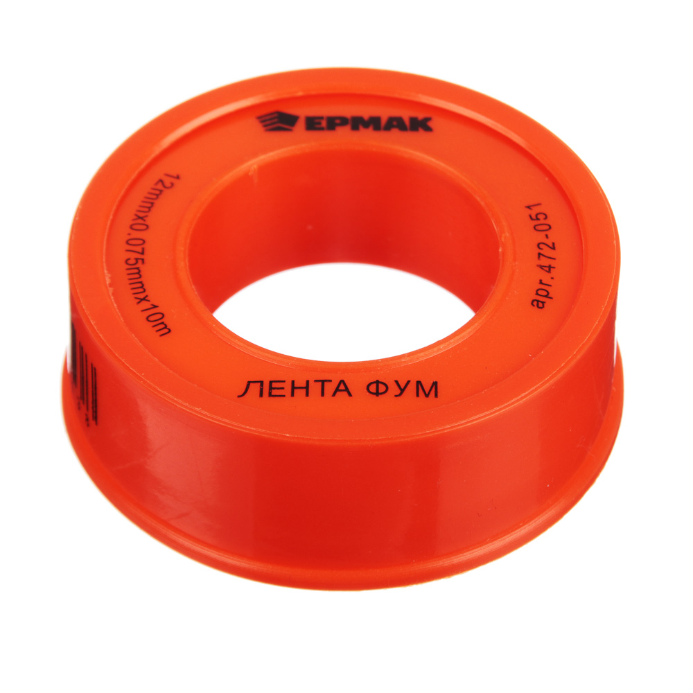 ЕРМАК Лента ФУМ 1/2"(12мм)х0,075ммх10м, арт.№ 472-051