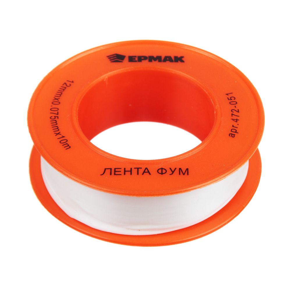 ЕРМАК Лента ФУМ 1/2"(12мм)х0,075ммх10м, арт.№ 472-051