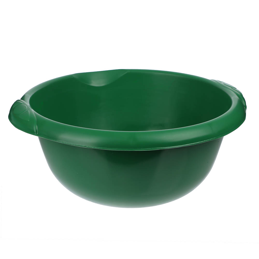 Таз пластмассовый круглый 12л, 10 цветов, арт.№ 444-064