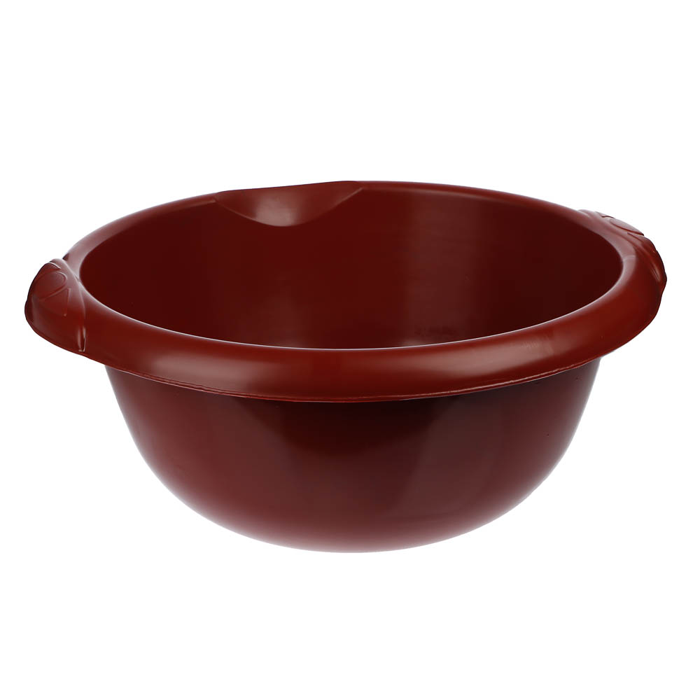 Таз пластмассовый круглый 12л, 10 цветов, арт.№ 444-064