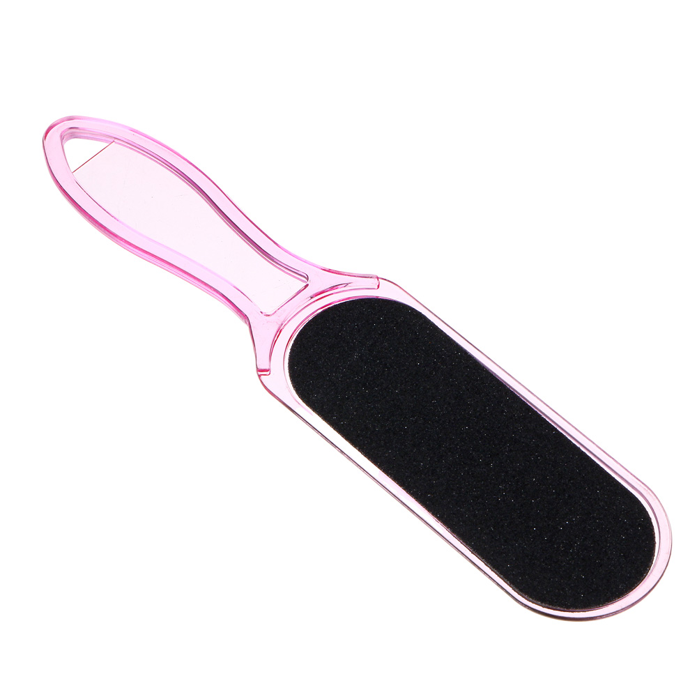 ЮНИLOOK Терка для ног 2-x сторонняя с абразивной поверхностью, пластик, 24,5x5,3см, 3 цвета, арт.№ 305-406