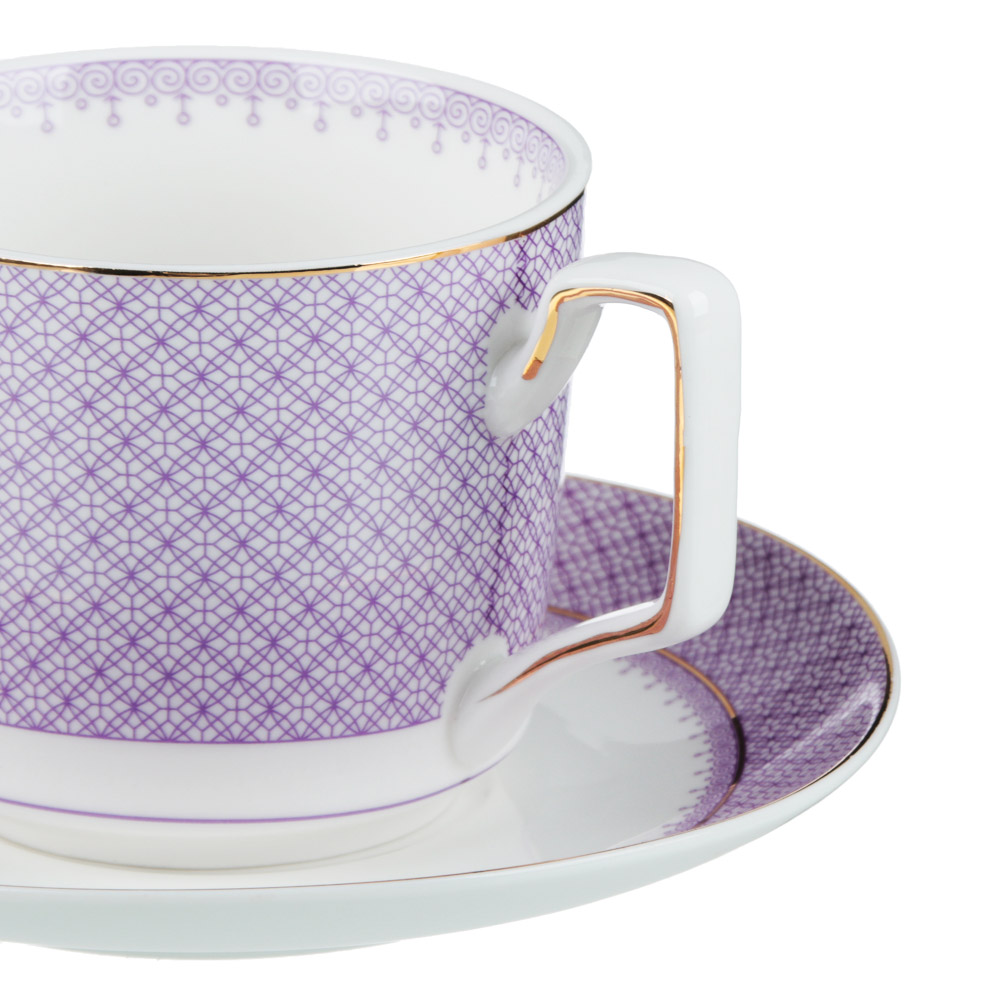 MILLIMI Арлекин Набор чайный 4 пр., 260мл, 15см, костяной фарфор, арт.№ 802-083