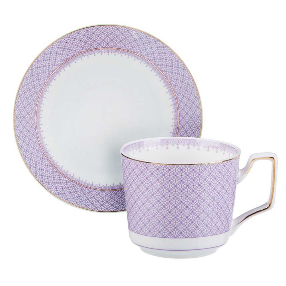 MILLIMI Арлекин Набор чайный 4 пр., 260мл, 15см, костяной фарфор, арт.№ 802-083