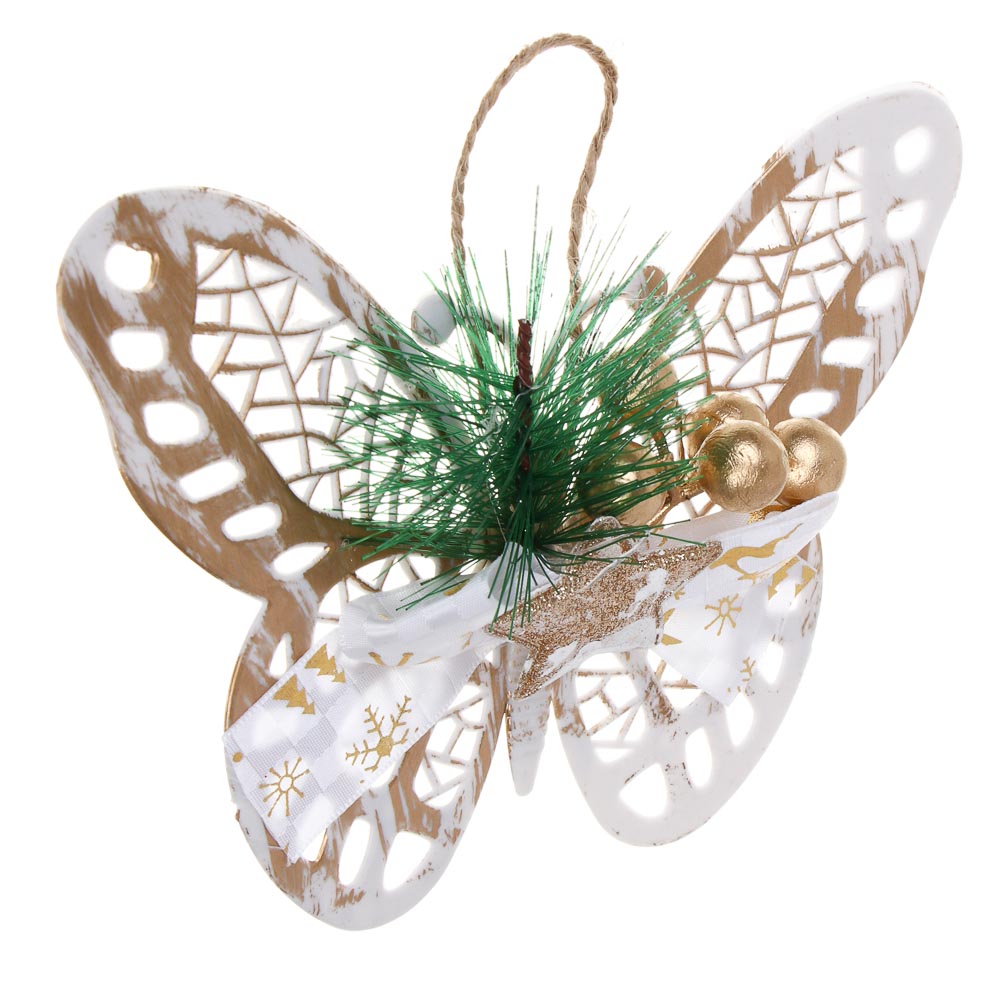 СНОУ БУМ Бабочка, 12x15 см, пластик, 26-634, арт.№ 397-464