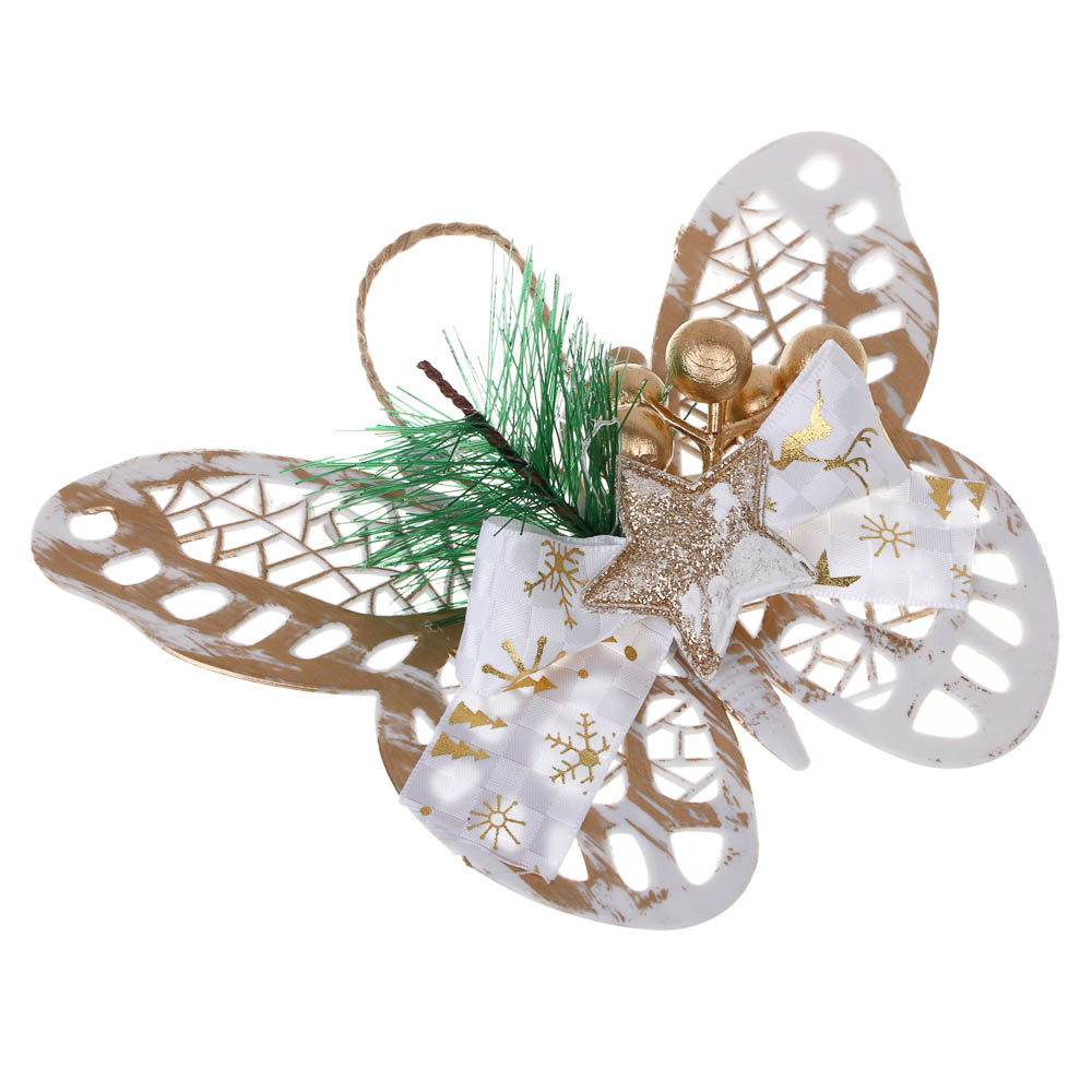 СНОУ БУМ Бабочка, 12x15 см, пластик, 26-634, арт.№ 397-464