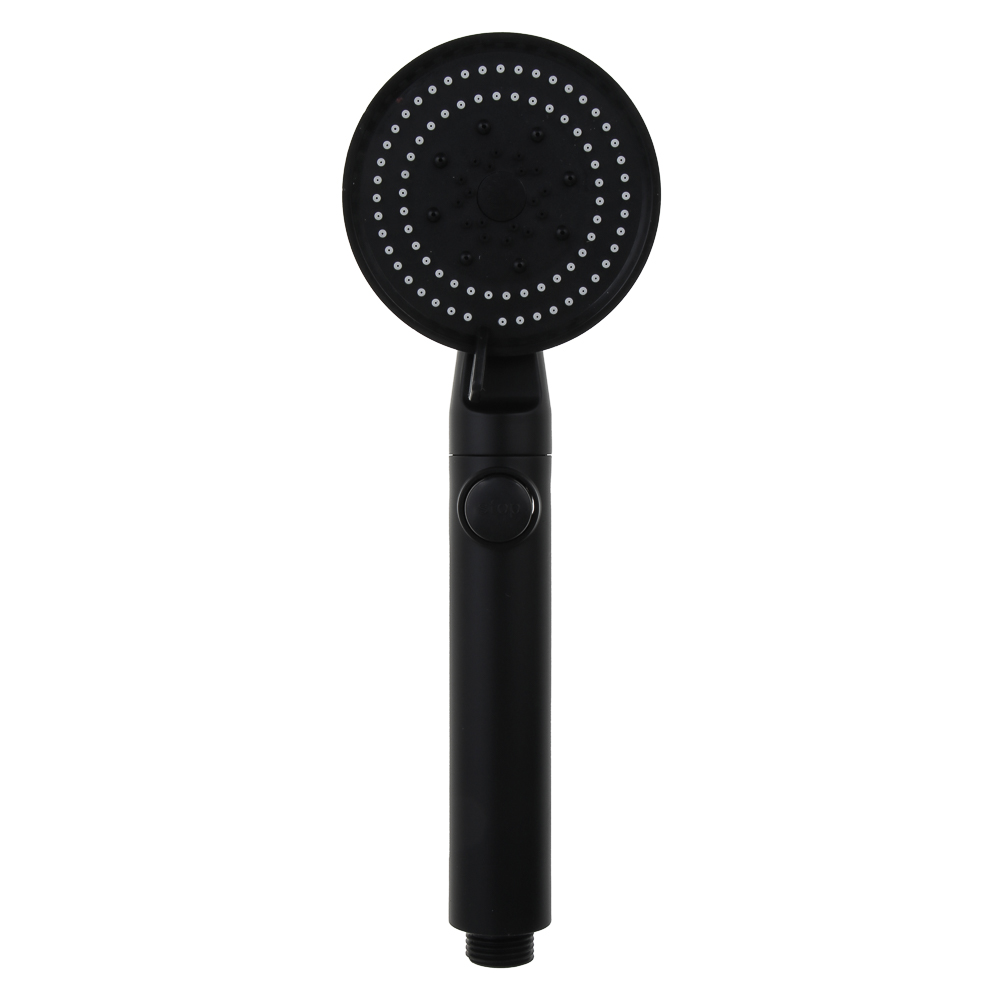 RAIN Лейка для душа, 5 режимов, 90мм, черная, арт.№ 582-003