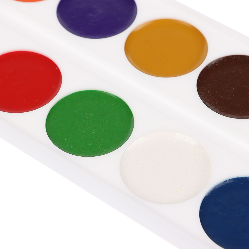 ClipStudio Краски акварельные, 12 цветов, без кисти, в картонной упаковке, арт.№ 583-242