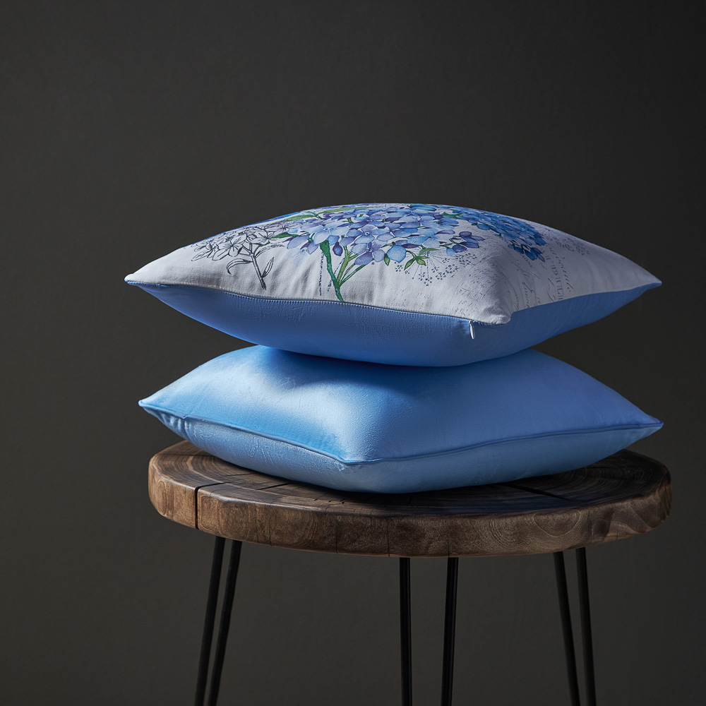 PROVANCE Гортензия Чехол для подушки 40х40см, 100% хлопок, арт.№ 488-080