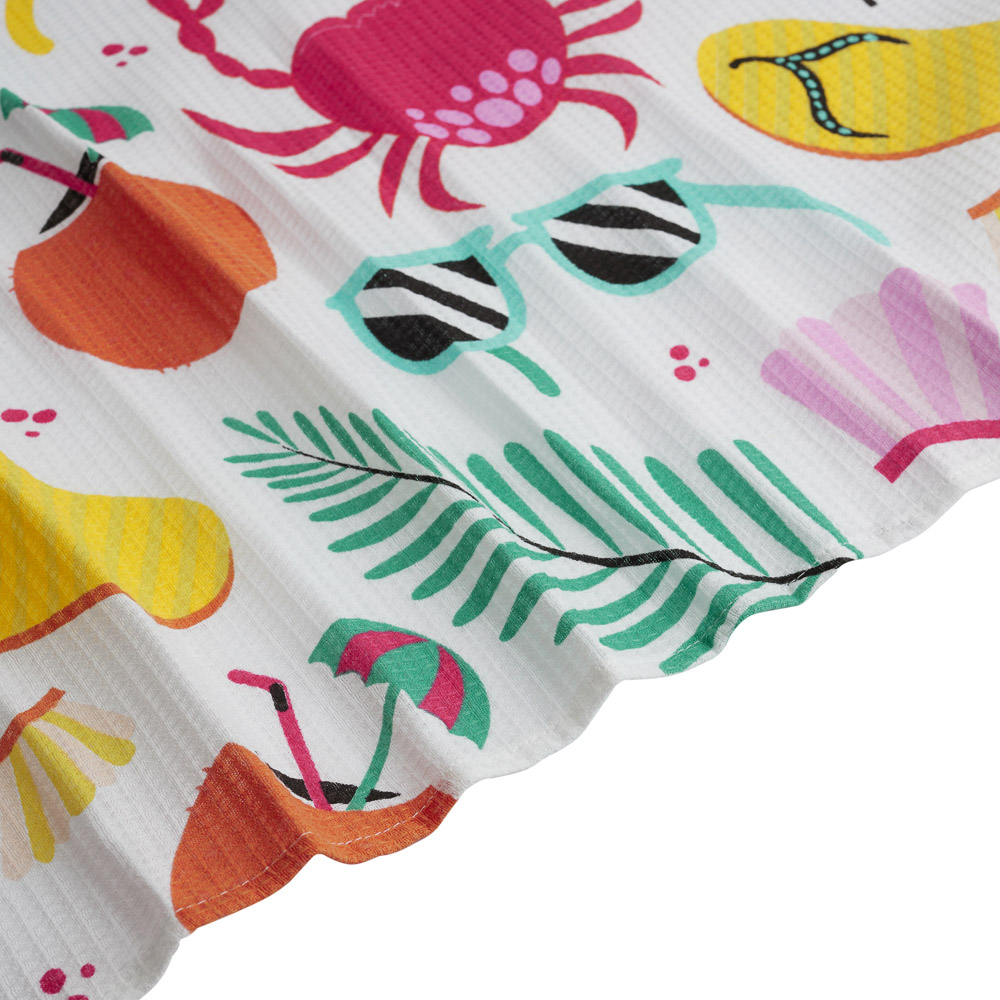 PROVANCE Саммер Полотенце вафельное пляжное 75х150см, 100% хлопок, 3 дизайна, арт.№ 496-026