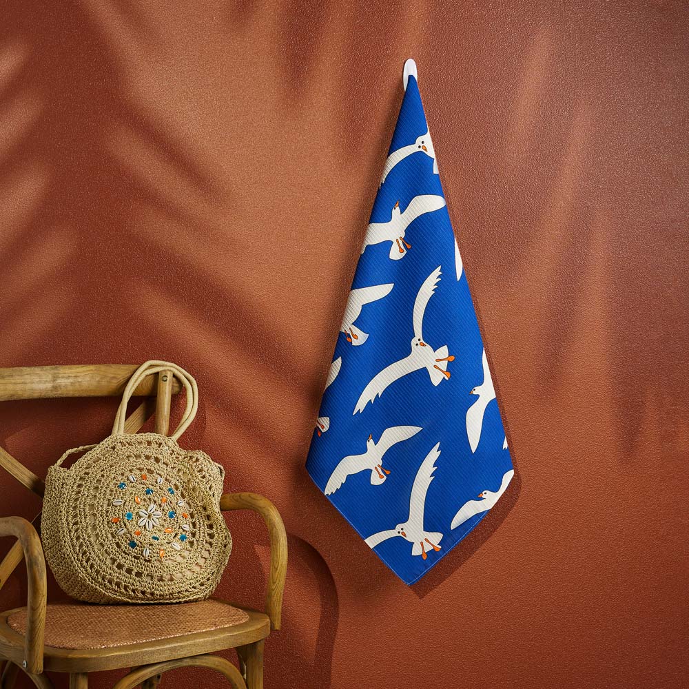 PROVANCE Саммер Полотенце вафельное пляжное 75х150см, 100% хлопок, 3 дизайна, арт.№ 496-026