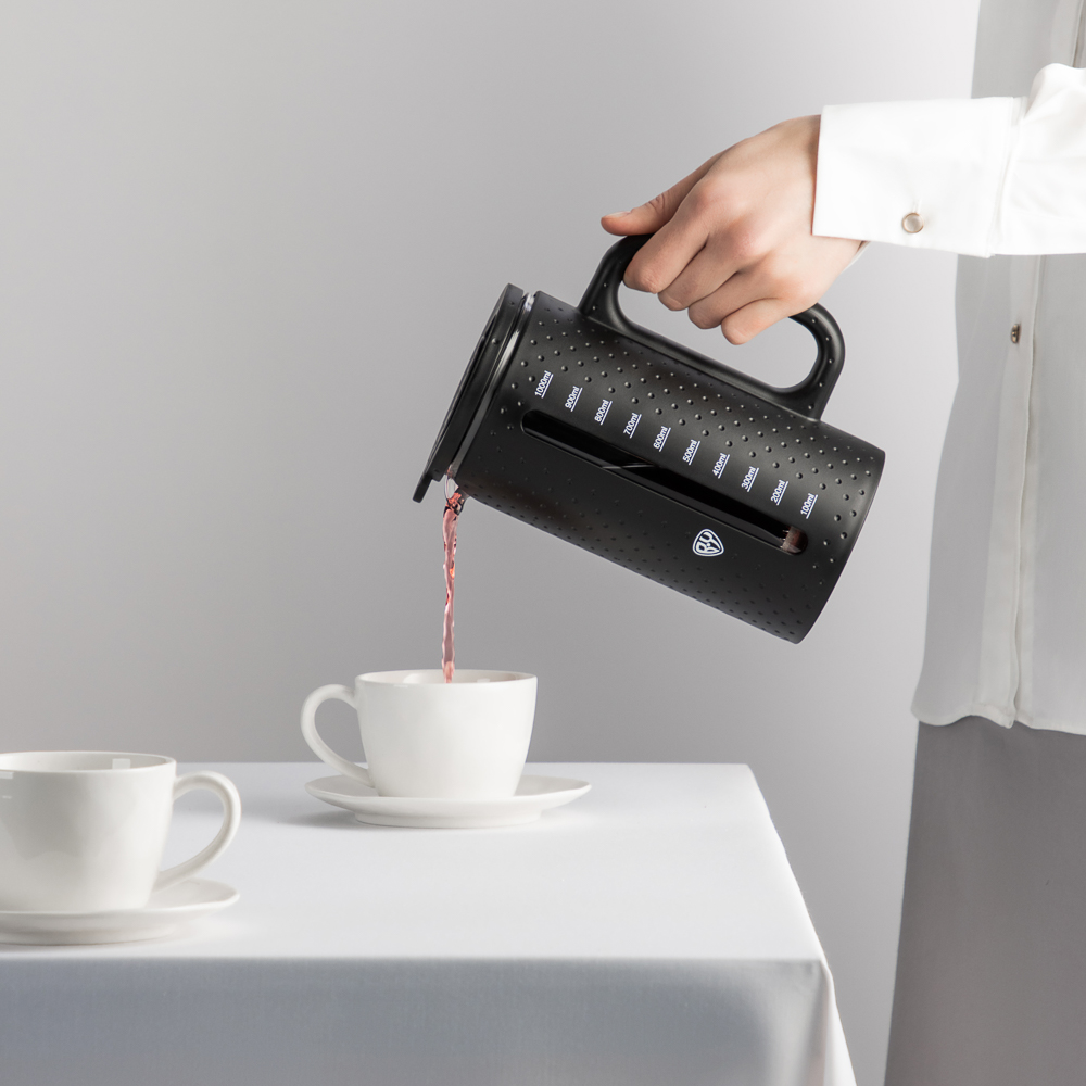 BY COLLECTION Френч-пресс 1000мл, жаропрочное стекло, арт.№ 850-214