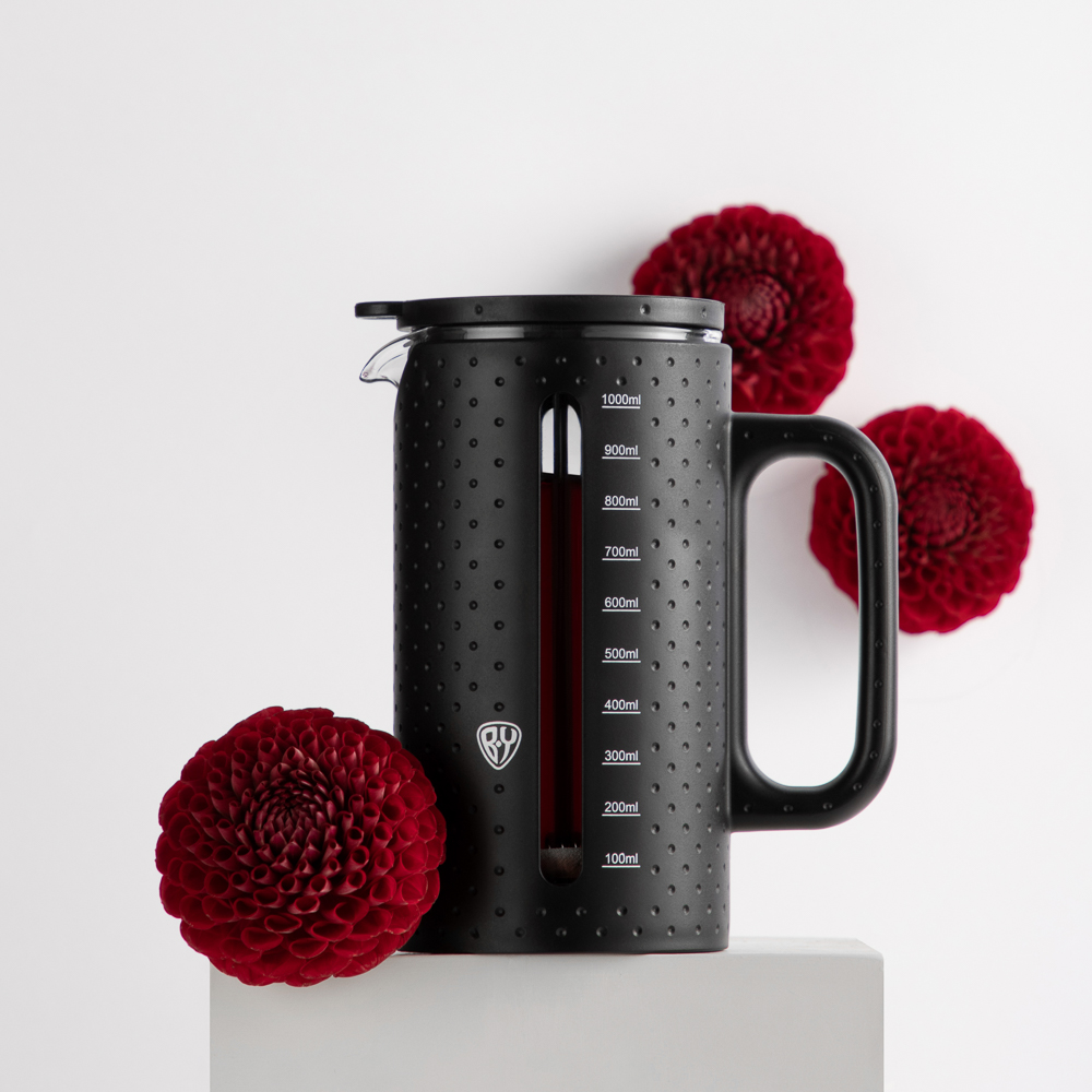 BY COLLECTION Френч-пресс 1000мл, жаропрочное стекло, арт.№ 850-214