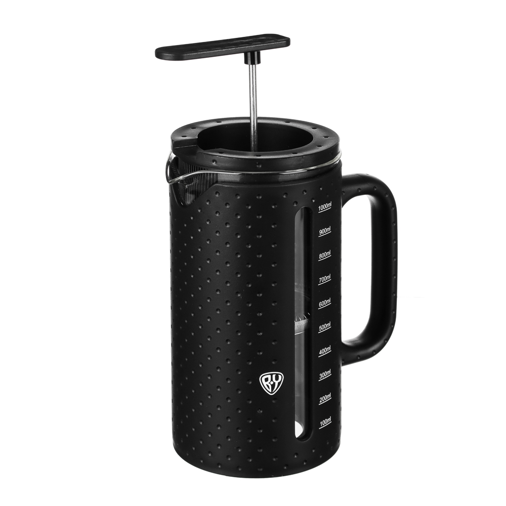 BY COLLECTION Френч-пресс 1000мл, жаропрочное стекло, арт.№ 850-214