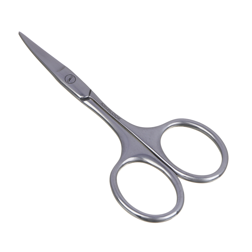 ЮНИLOOK Ножницы маникюрные "ULTRA", загнутые, 9,5 см, сталь, #2, арт.№ 305-449