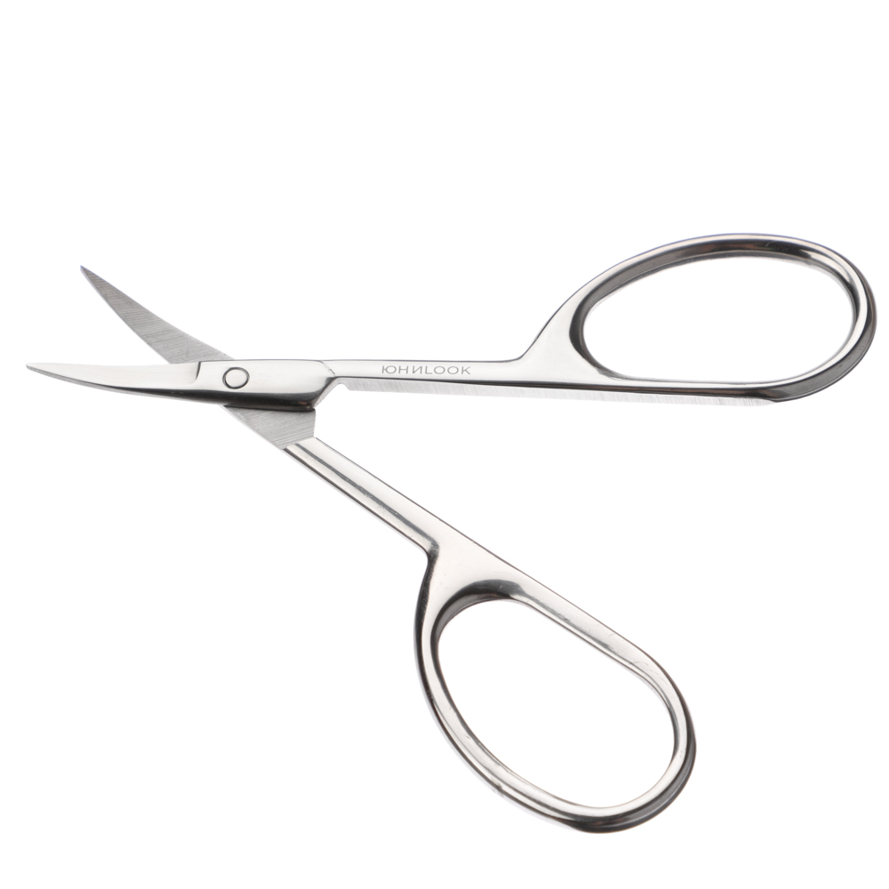 ЮНИLOOK Ножницы маникюрные "ULTRA", загнутые, 9,5 см, сталь, #3, арт.№ 305-450