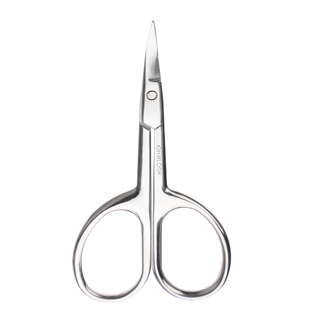 ЮНИLOOK Ножницы маникюрные "ULTRA", загнутые, 9,5 см, сталь, #3, арт.№ 305-450