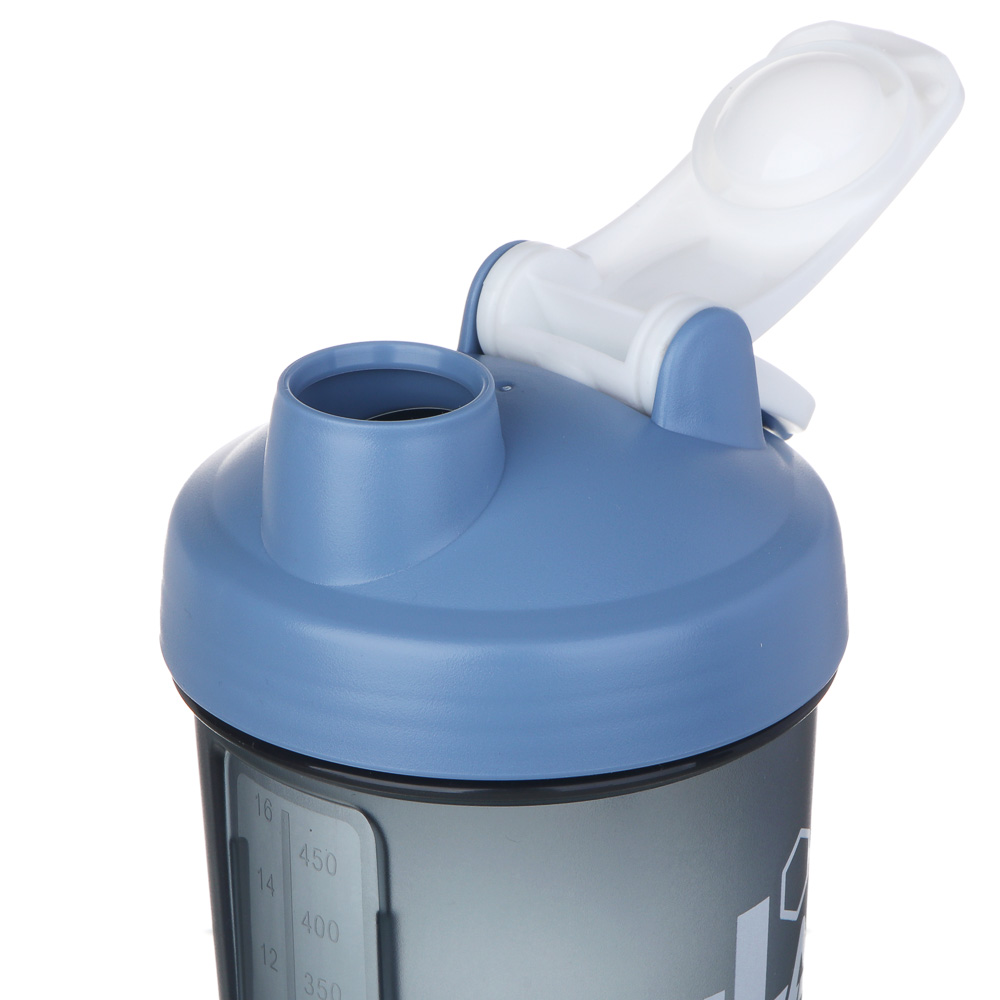 SILAPRO Шейкер спортивный 3 в 1, 500 мл, 26х8см, PC, 4 цвета, арт.№ 088-021