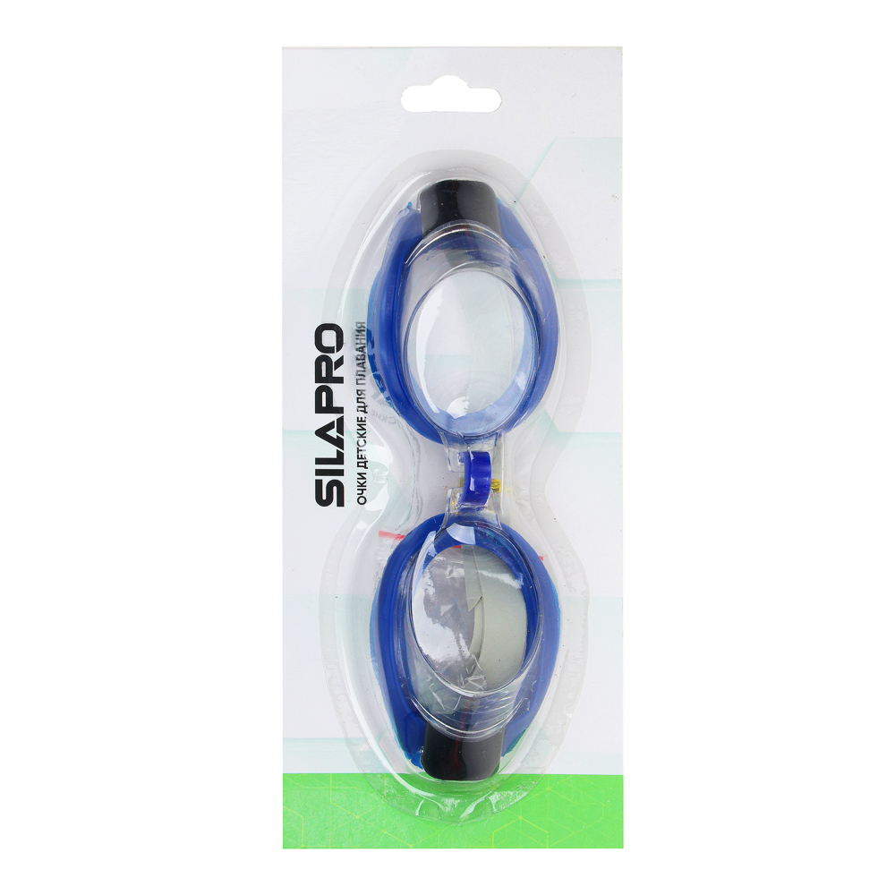 SILAPRO Очки детские для плавания, ПВХ, латекс, силикон, 4 цвета, арт.№ 109-086