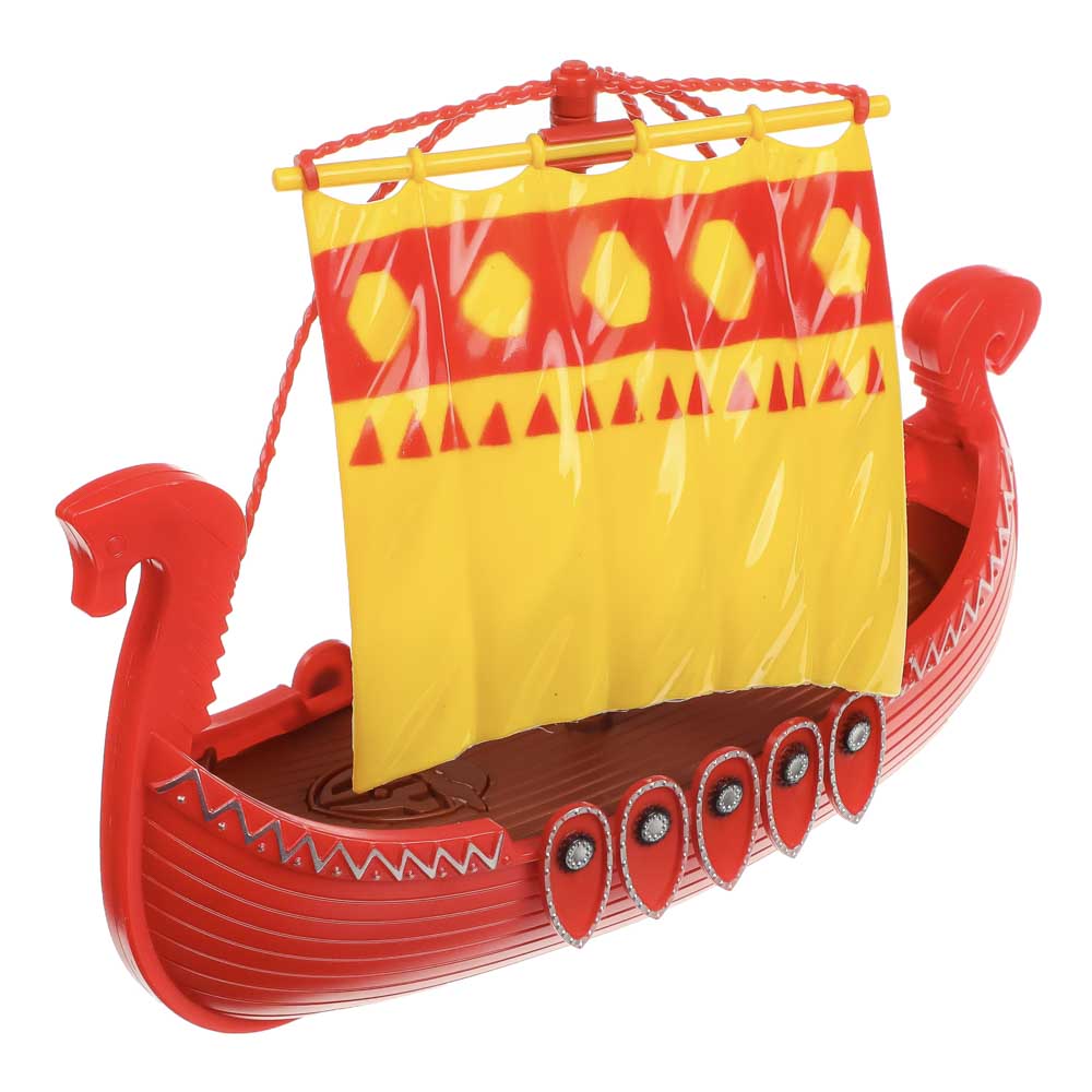 BY Игровой набор "Ладья варяг", 1 солдатик, PP, HIPS, PVC, 24х19х12,5см, арт.№ 296-076