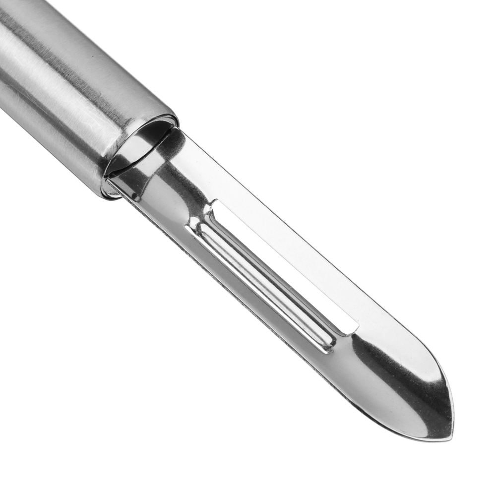 SATOSHI ЭКО Овощечистка, 20.2х3.2см, нерж.сталь, бук, арт.№ 882-389