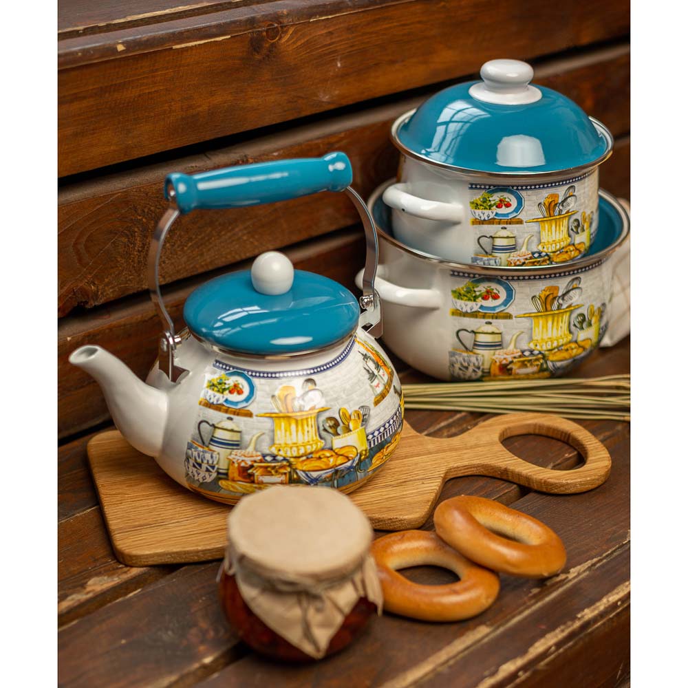 VETTA Хлеб Кастрюля эмалированная, 24см, 5,0л, арт.№ 894-465